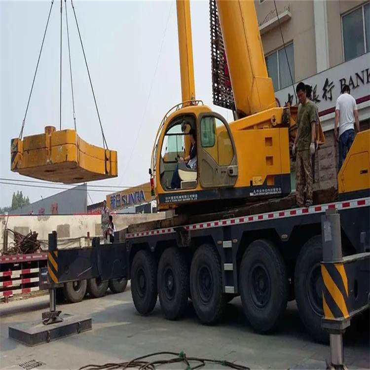 利川当地吊车出租|机器吊装|75吨|工厂搬迁服务